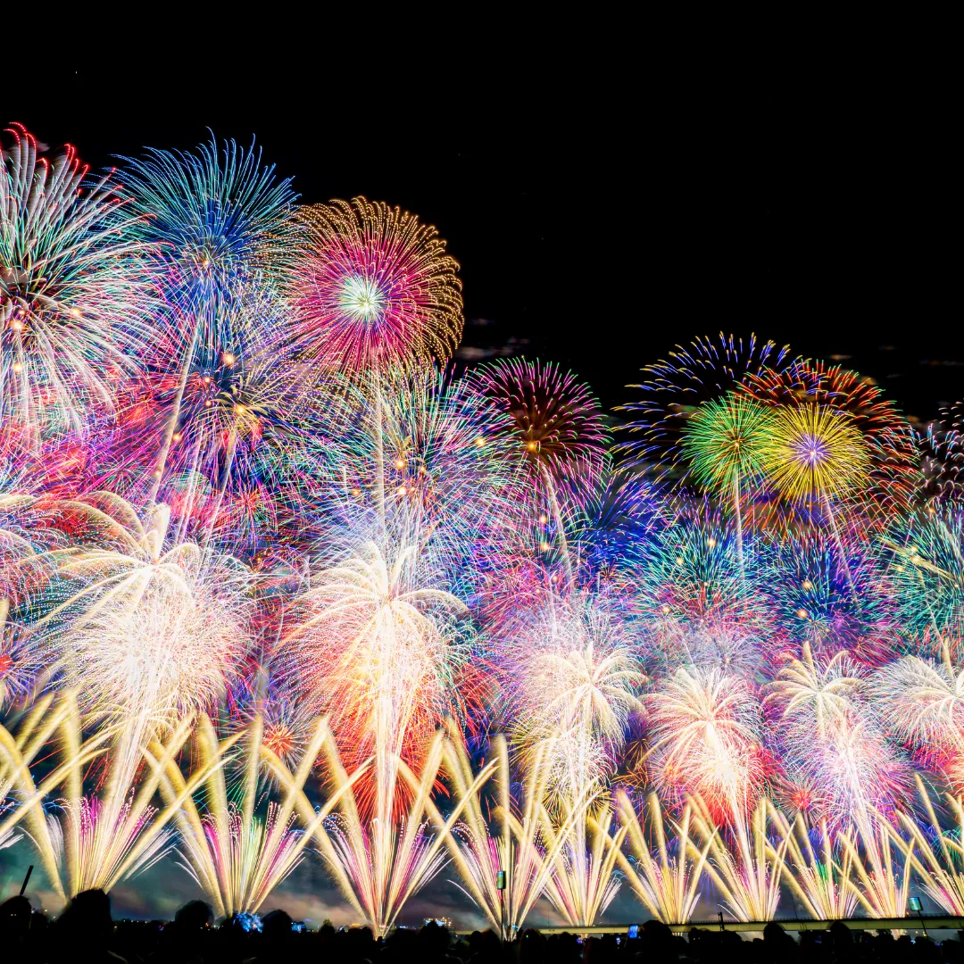 feux d'artifice Japon 