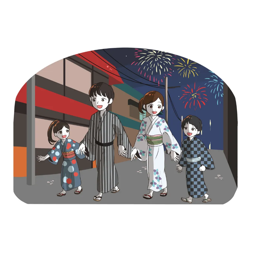 feux d'artifice Japon 