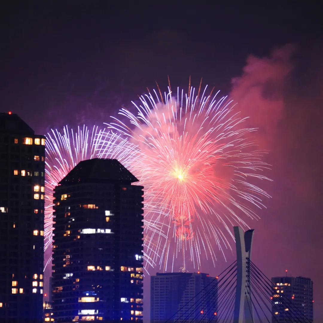 feux d'artifice Japon 