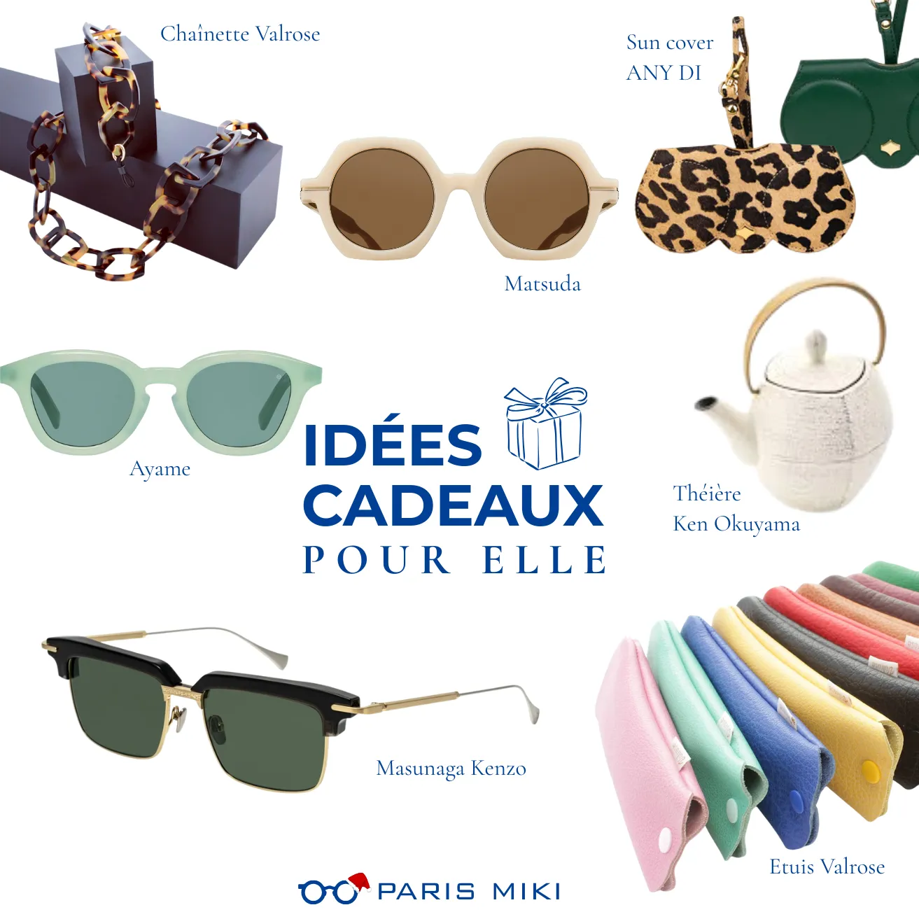idées cadeaux femme Paris Miki