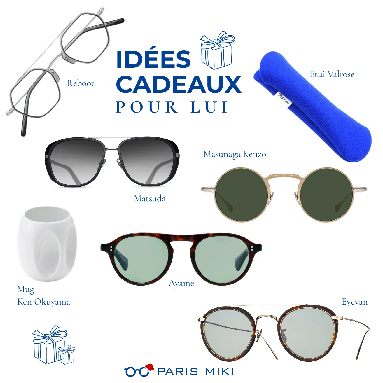 idées cadeaux homme Paris Miki